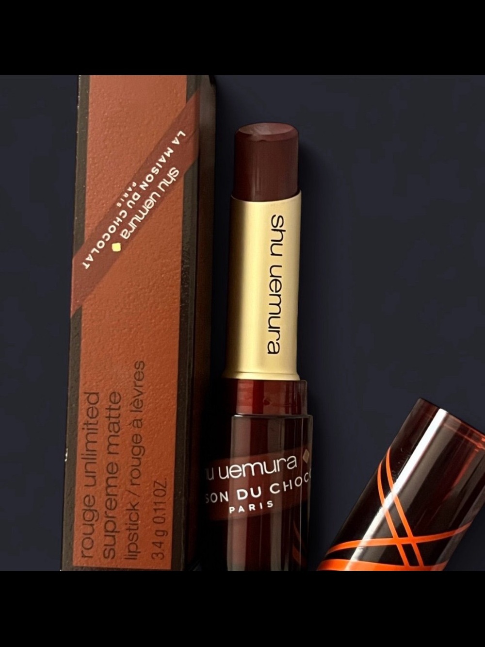 Shu Uemura Rouge Unlimited Supreme Matte Lipstick - Ripe Cherry - Picture 2 of 3